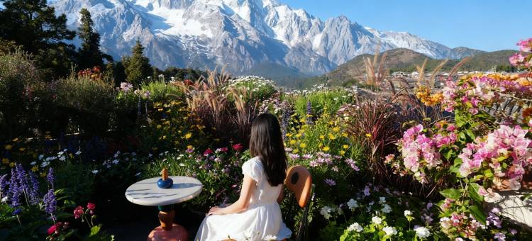 一生有你丨CafeCoco雪山胜景屋顶咖·啡设计师民宿(古城大水车店)图片