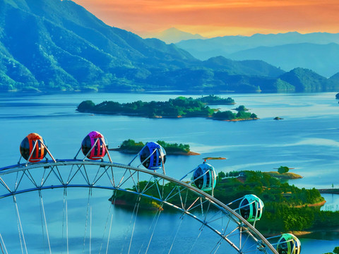 采蝶·九龙溪Villa·团建聚会度假休闲美宿(千岛湖理想花园店)