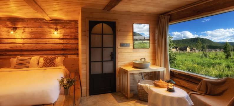 禾木蒲公英客栈(禾木风景区落日草原篝火晚会店)图片