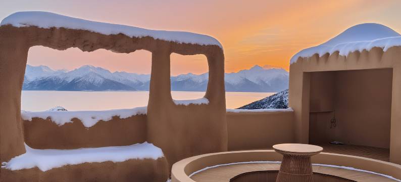 上荨罗迦·Santorini月亮湾希腊亲子海景私汤民宿(抚仙湖风景区)图片