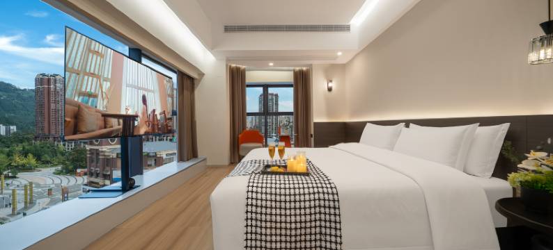 季風艺术影宿酒店(通川区四川文理学院莲花湖校区店)图片