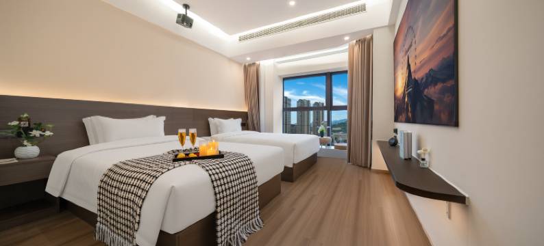 季風艺术影宿酒店(通川区四川文理学院莲花湖校区店)图片