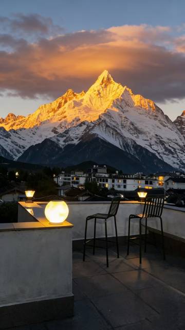 樂尔居·Aurora|与你270°全景雪山度假美宿(雪山观景店)