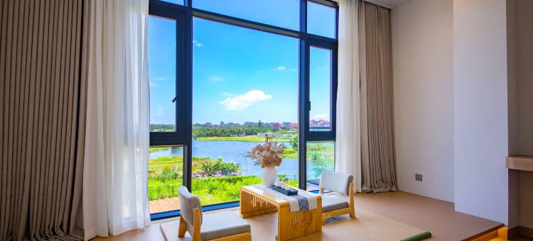 湄洲岛锦湖居·180智能湖景亲子度假Villa美宿(莲池澳沙滩店)图片