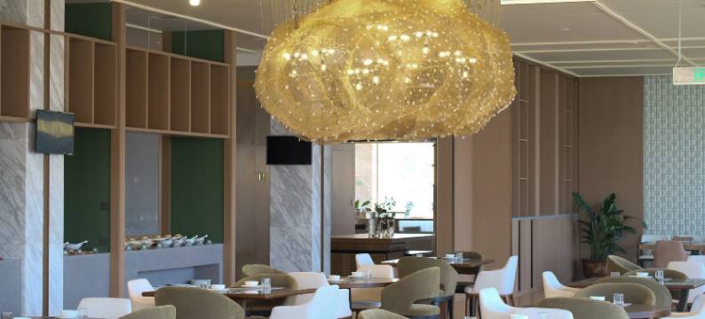 合肥庐江溪地阿兰若落日熔金图片