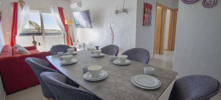 La Perle Dorée • Sea View Apartment in Resort • Pools Access图片