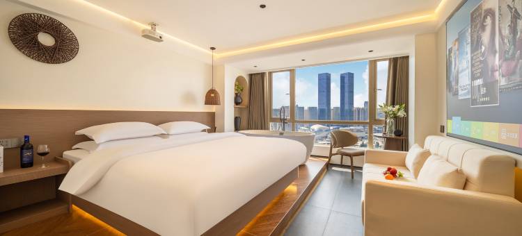 叁合·Levelcell高空观景酒店(花果园购物中心白宫艺术中心店)图片