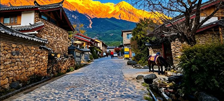 MX明轩居·观日照金山·赏花园庭景设计师美宿(丽江古城大水车店)图片