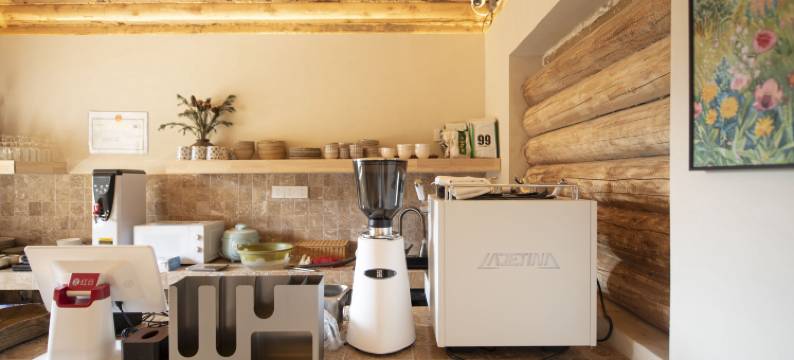 山屿林溪·白桦林雪山观景中古美学咖啡度假民宿(禾木老村店)图片