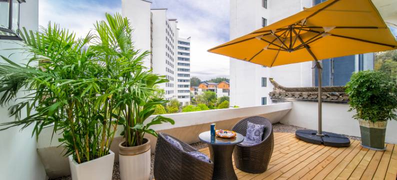 枫林晚居之家庭院(高铁站弦高古城店)图片