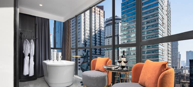 长沙景莱·轻奢酒店(五一广场地铁站橘子洲景区店)图片