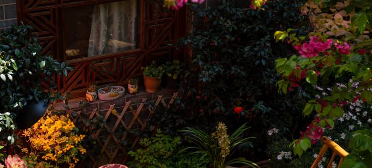 花筑·月半湾·雪山屋顶Coffee·花海漫步设计师庭院(丽江古城店)图片