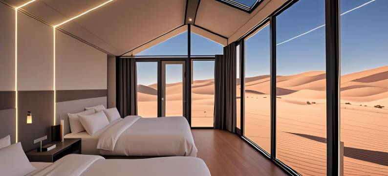 敦煌大漠之境野宿旅拍沙漠星空民宿图片