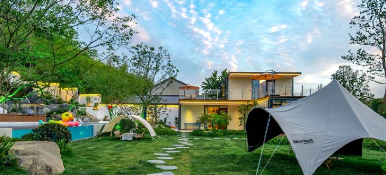 安吉钱山·栖舍Motorcycle山野露营亲子度假美宿图片