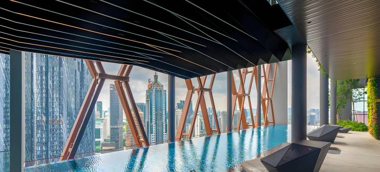 KLCC-Scarletz【中文礼遇⭐空中无边泳池⭐仅步行五分钟到双峰塔】(Scarletz Suites KLCC by Avery【Located in  City Centre+5 mins to Twin Towers+Rooftop Infinity pool】)图片