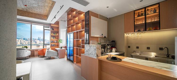 江上外滩纯江景城市景观民宿图片