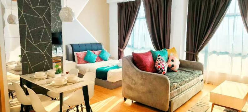 Gotcha Imperium Residence, Spacious Studio Room I Fits Couple, Friends & Family 4-5pax图片