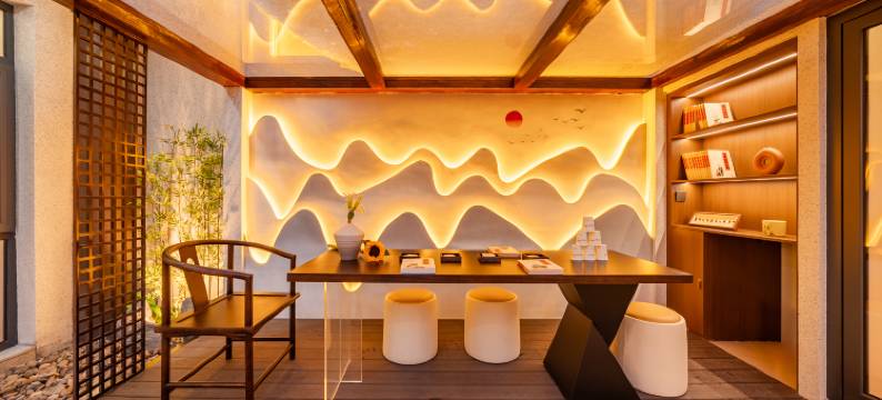 云山青HolidayVilla•宋氏美学|兰庭居私汤观景民宿(忻州古城店)图片