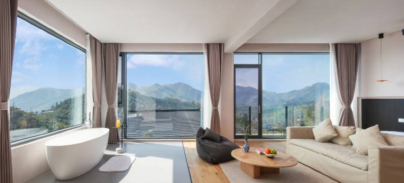 莫干山镇清云涧·设计师ins风花园环山野奢美宿图片