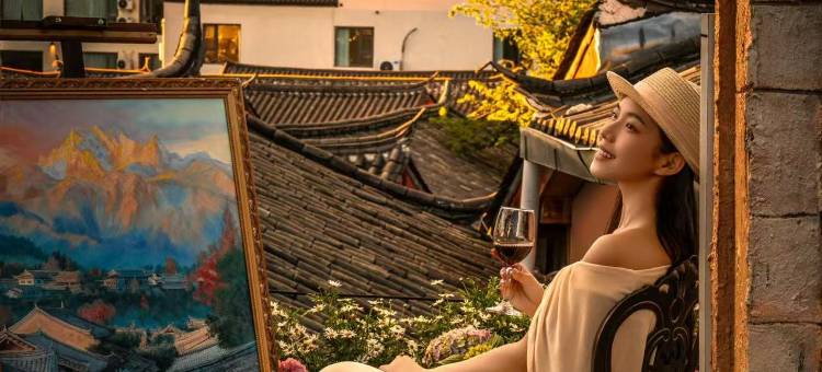 雲曼Sky Cloud 静聆听|观景花园美宿(丽江古城大水车店)图片