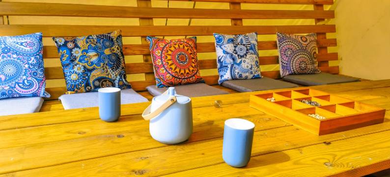 冷噶措行山迹野奢民宿图片