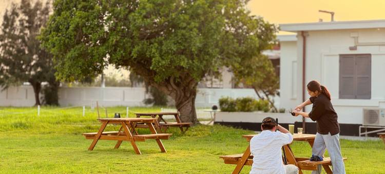 高美灯塔园区图片