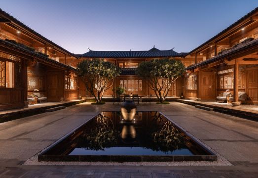 沙溪古镇五柳心宿外景图