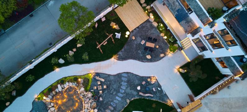 枫林晚居之家庭院(高铁站弦高古城店)图片