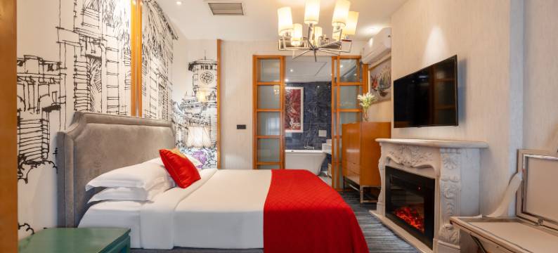 蝶尚丨Butterfly Chic复古艺术酒店(北京鸟巢中国科学技术馆店)图片