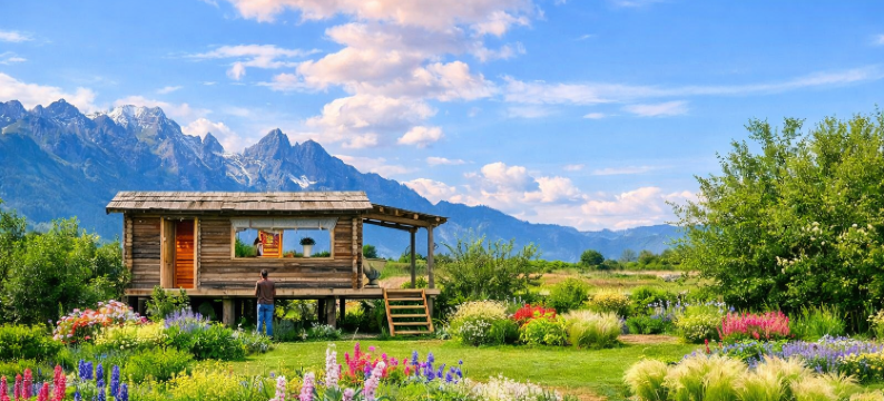 梦里繁花・360°空中花园・云海星潮・Vista古韵轻奢美宿(丽江古城店)图片