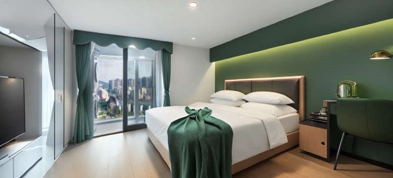 枕畔·戴维斯丨Balcony Penthouse(深圳北站汇隆中心店)图片