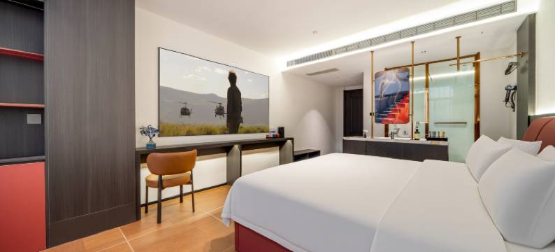 云上栖木·Quality智慧深睡设计师酒店(蒲城县文化广场店)图片