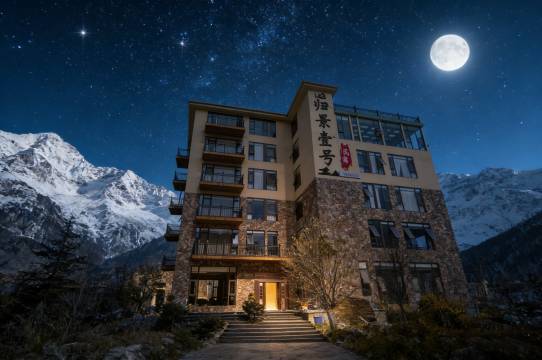 归景一号·Qiang view全景私汤度假民宿(古羌城景区店)图片