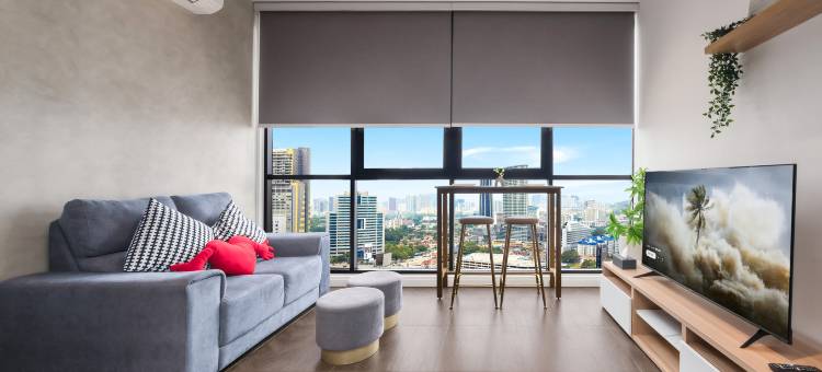 KLCC-Scarletz【中文礼遇⭐空中无边泳池⭐仅步行五分钟到双峰塔】(Scarletz Suites KLCC by Avery【Located in  City Centre+5 mins to Twin Towers+Rooftop Infinity pool】)图片