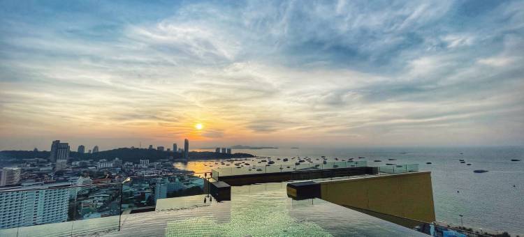 WCC芭提雅The Edge海景公寓｜市中心高空泳池｜近海滩商场(WCC Sea View Stay at The Edge Central Pattaya)图片