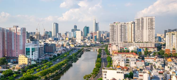 河畔市中心公寓，靠近滨城市场，免费泳池(Riverside City Center Apartment near Ben Thanh Market | Free Pool)图片