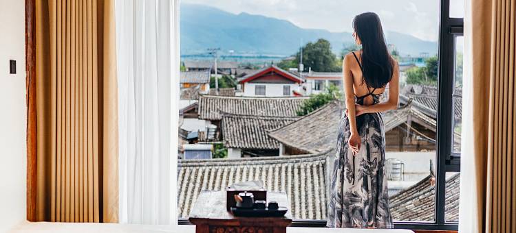 无夏而立°Beyond Summer丨雪山私汤丨原木智控独院(白沙古镇店)图片