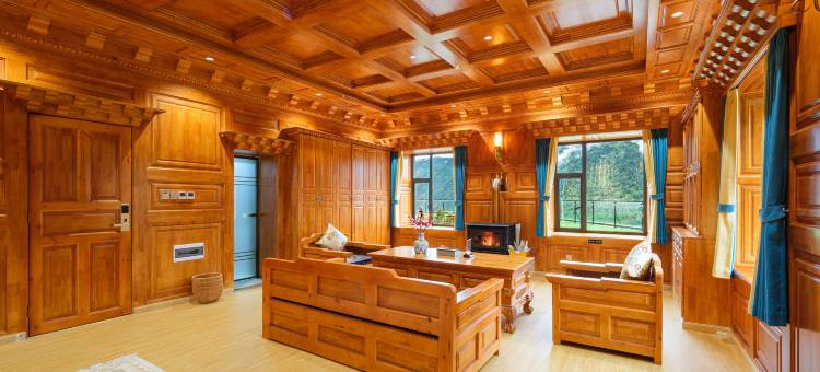 花筑·唐拉颇章·悬崖藏地民宿(牟尼沟风景区店)图片