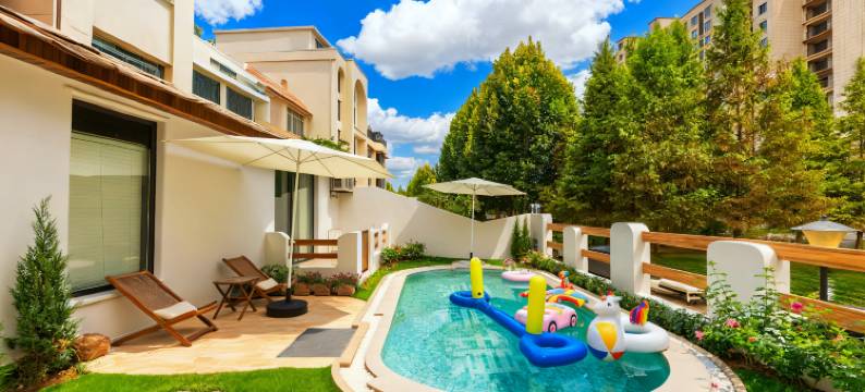 春屿竹丨高空夜景180°法式亲子House庭院(陶溪川文创街店)图片