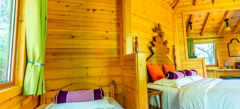 云峰山童话树屋图片