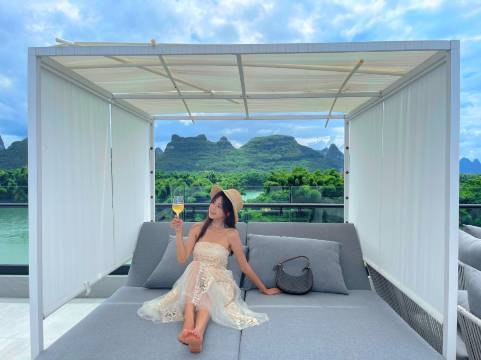 阳朔漓江富海江畔度假酒店(漓江竹筏漂流福利码头店)图片