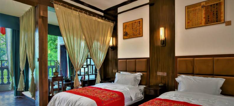 喜屋·国风美倦设计师温泉独栋别墅(都江堰中华大熊猫苑店)图片