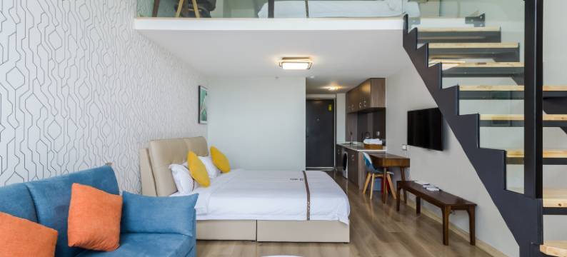 青岛雅珺酒店公寓(石老人海水浴场店)图片