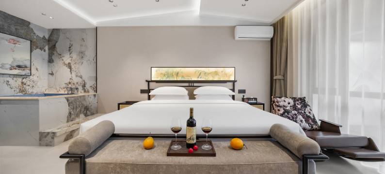 云山青HolidayVilla•宋氏美学|兰庭居私汤观景民宿(忻州古城店)图片