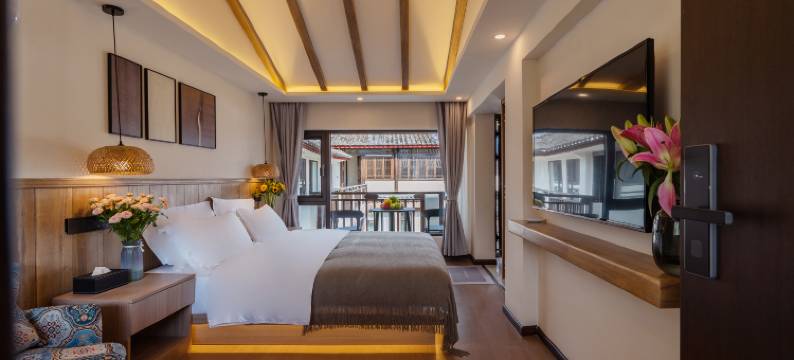 茉莉小院•Faint Scent丨日照金山•侘寂风艺境庭院(白沙古镇店)图片