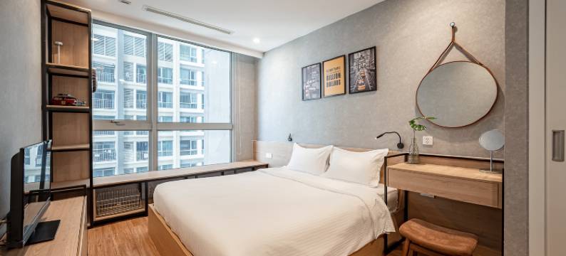 塞拉维服务阿帕特门茵豪姆斯 & 兰德马克81(Celavie Services Apartments Vinhomes & Landmark 81)图片