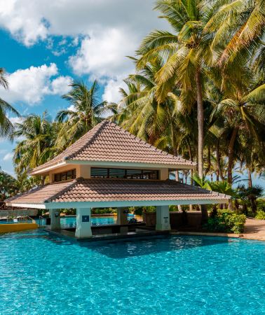 5D4N • Christmas on Tropical Islands, Warmth Awaits Dual-City  Tour  4 Nights Luxury 5-Star Hotels   3-Day Private Car  Optional Attractions: Wuzhizhou Island, Nanshan Guanyin Statue, Tianya Haijiao