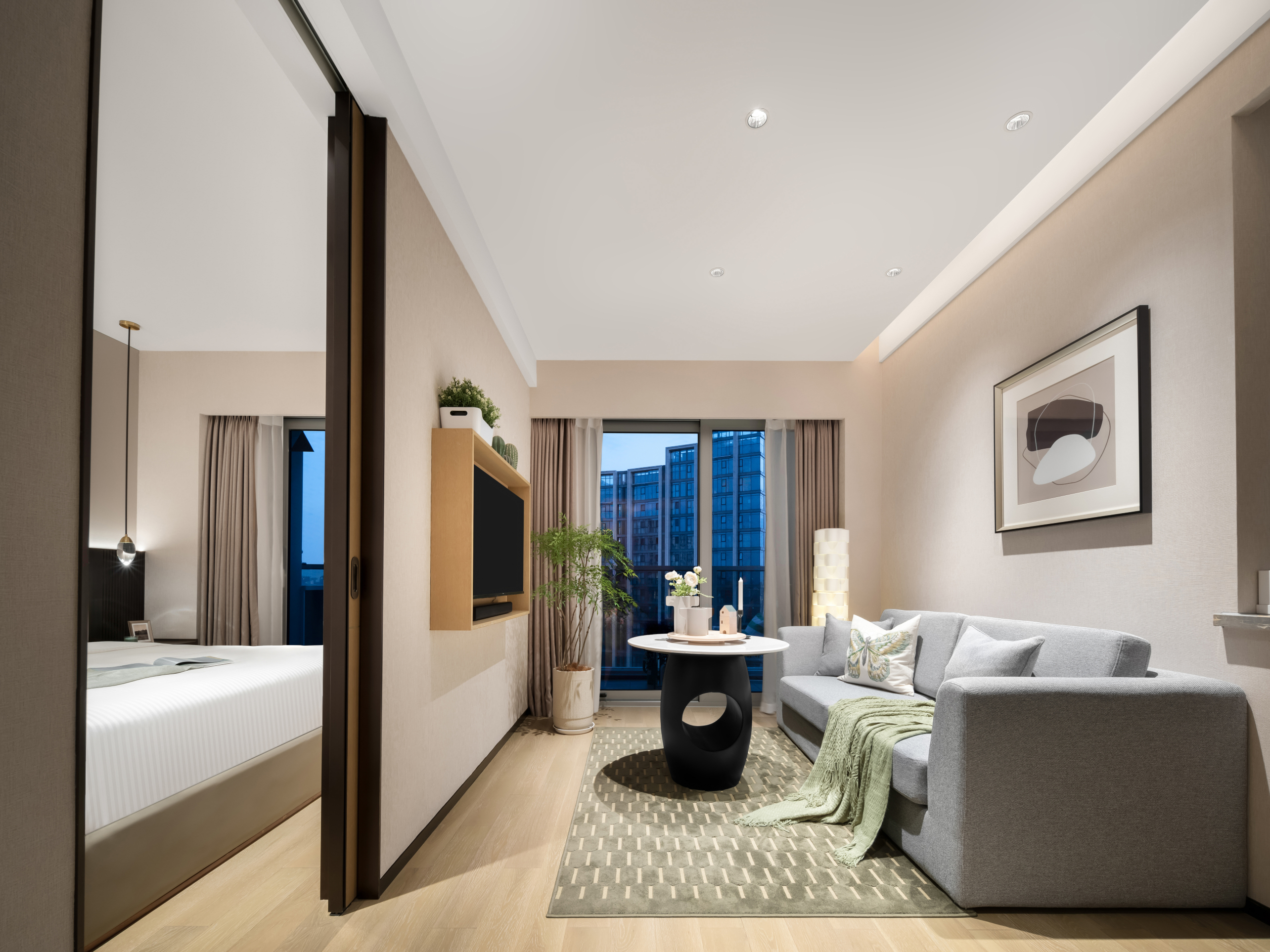 Somerset Pudong Riverside Shanghai Over view