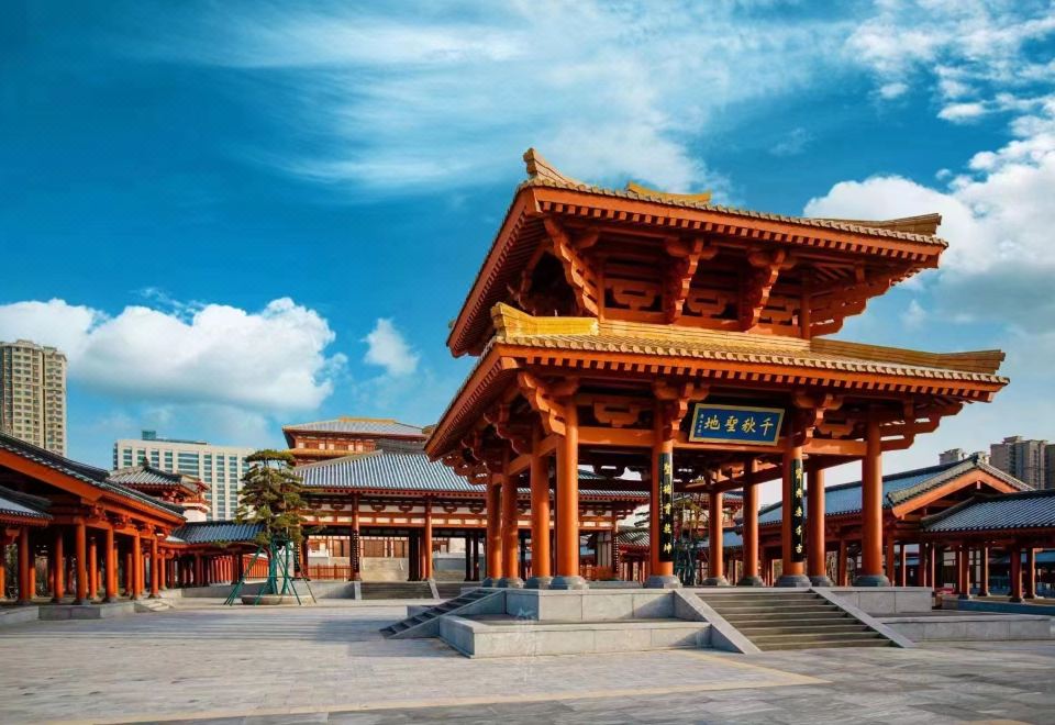 南阳仲景书院外景图