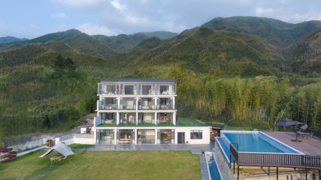 安吉坡上·春晓星空泳池Rustic Luxury美宿(龙王山峡谷漂流店)图片